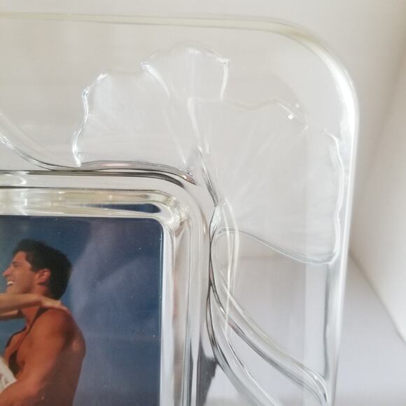 Mikasa glass picture frame 8x10 picture window 5 1/2 by 3 1/2 - Picture 6 of 12